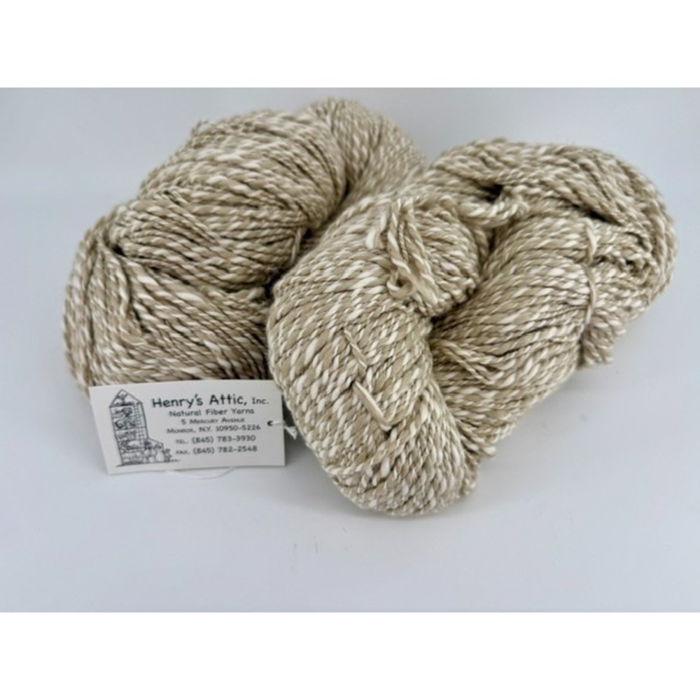 Henry's Attic Inca Cotton Organic Bulky Yarn Natural Beige – 2 Large Skeins